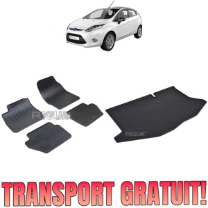 Set Covorase Auto Si Tavita Portbagaj FORD FIESTA VI din 10.2008 - 06.2017, caroserie sedan,