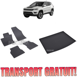 Set Covorase Auto Si Tavita Portbagaj JEEP COMPASS II din 08.2017 - 2026, caroserie suv,