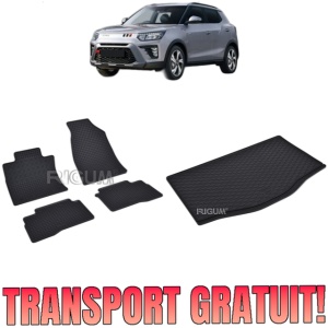 Set Covorase Auto Si Tavita Portbagaj KGM TIVOLI din 2025 - 2026, caroserie suv, PORTBAGAJ INFERIOR SI SUPERIOR