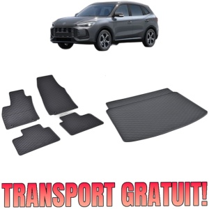 Set Covorase Auto Si Tavita Portbagaj MG ZS HYBRID+ din 09.2024 - 2026, caroserie suv, PORTBAGAJ SUPERIOR SI PORTBAGAJ INFERIOR