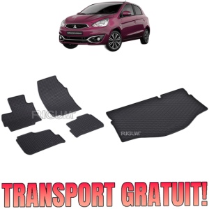 Set Covorase Auto Si Tavita Portbagaj MITSUBISHI SPACE STAR din 12.2019 - 2026, caroserie hatchback,