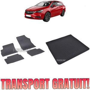 Set Covorase Auto Si Tavita Portbagaj OPEL ASTRA K din 04.2016 - 12.2021, caroserie combi,