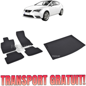 Set Covorase Auto Si Tavita Portbagaj SEAT LEON IV MHEV din 2020 - 2026, caroserie hatchback, PORTBAGAJ INFERIOR SI SUPERIOR