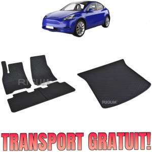 Set Covorase Auto Si Tavita Portbagaj TESLA MODEL Y din 08.2021 - 2026, caroserie suv,