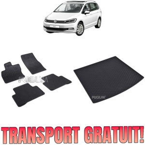 Set Covorase Auto Si Tavita Portbagaj VOLKSWAGEN TOURAN II din 09.2015 - 2026, caroserie van,