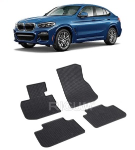 Set covorase BMW X4 G02 SUV 04.2018 - prezent si 4 stickere rotunde BMW accesorii pentru autoturismul tau - masina v4907