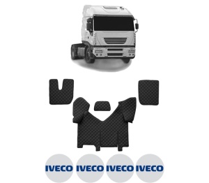 Set covorase Camion Tir Iveco STRALIS I din 2002-2013, Auto, 4x Stickere auto cu Iveco