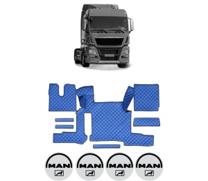 Set covorase Camion Tir MAN TGX I din 2006-2021, Auto, 4x Stickere auto cu MAN