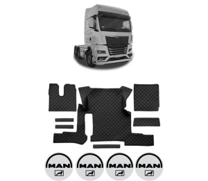 Set covorase Camion Tir MAN TGX II din 2020, Auto, 4x Stickere auto cu MAN