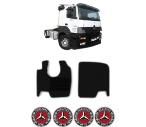 Set covorase Camion Tir MERCEDES-BENZ AXOR din 2002-2004, Auto, 4x Stickere auto cu MERCEDES-BENZ