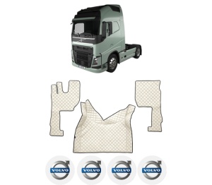 Set covorase Camion Tir VOLVO FH II din 2012-2017, Auto, 4x Stickere auto cu VOLVO