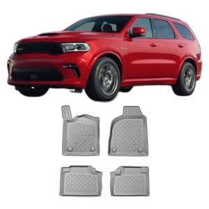 Set covorase DODGE DURANGO 3 WK2 FACELIFT 2, din 2021 - Prezent, covorase tavita, caroserie SUV 7 LOCURI, fara rand 3, compatibile cu autoturismul DODGE DURANGO 3 WK2 FACELIFT 2, ARISTAR - Img 2