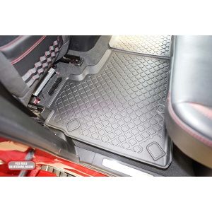 Set covorase DODGE RAM V, din 2019 - Prezent, covorase tavita, caroserie PICK-UP COVORASE SPATE, compatibile cu autoturismul DODGE RAM V, ARISTAR - Img 4