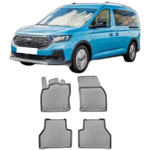 Set covorase FORD TOURNEO CONNECT III, din 05.2022 - Prezent, covorase tavita, caroserie VAN AL 3-LEA rand exclus, compatibile cu autoturismul FORD TOURNEO CONNECT III, ARISTAR - Img 2