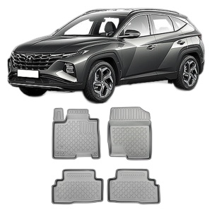 Set covorase HYUNDAI TUCSON HYBRID, din 12.2020 - Prezent, covorase tavita, caroserie SUV NU CORESPUNDE PENTRU 48-HYBRID, MILD HYBRID si PLUG-IN HYBRID, compatibile cu autoturismul HYUNDAI TUCSON HYBRID, ARISTAR - Img 2