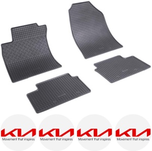 Set covorase Kia ProCeed III Hatchback 12.2018 - prezent si 4 stickere rotunde Kia accesorii pentru autoturismul tau - masina v4676