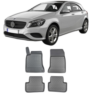 Set covorase MERCEDES A-CLASS W176, din 09.2012 - 04.2018, covorase tavita, caroserie HATCHBACK, compatibile cu autoturismul MERCEDES A-CLASS W176, ARISTAR - Img 2