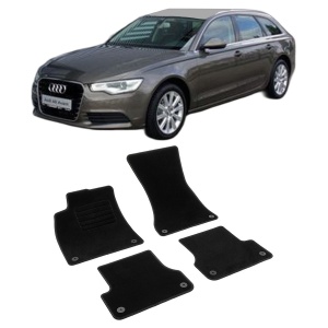 Set covorase mocheta Audi A6 C7 (4G), 2011-2018, din mocheta, compatibile cu autoturismul Audi A6 C7 (4G) - Img 2