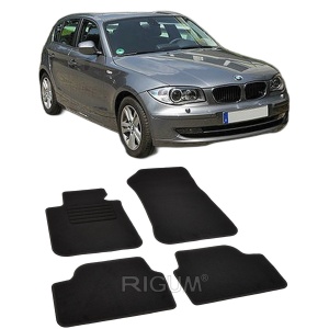 Set covorase mocheta BMW Seria 1 E87, 2004-2011, din mocheta, compatibile cu autoturismul BMW Seria 1 E87 - Img 2