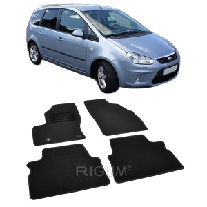 Set covorase mocheta C-Max 1, 2003-2010, din mocheta, compatibile cu autoturismul C - Img 2