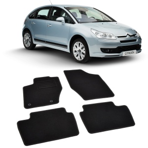 Set covorase mocheta Citroen C4 Mk.1 2004-2010, din mocheta, compatibile cu autoturismul Citroen C4 Mk.1 - Img 2