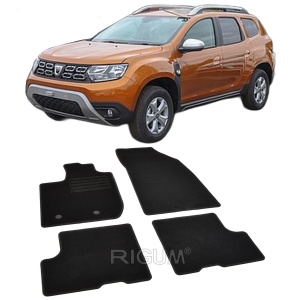 Set covorase mocheta Dacia Duster 2, 2018-prezent, din mocheta, compatibile cu autoturismul Dacia Duster 2 - Img 2