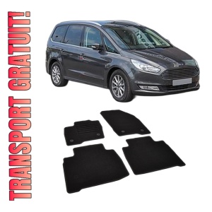 Set covorase mocheta Ford Galaxy Mk.3 2015-2023, din mocheta, compatibile cu autoturismul Ford Galaxy Mk.3