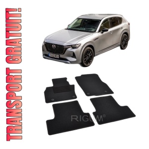Set covorase mocheta Mazda CX60 / CX60 PHEV, 2022-prezent, din mocheta, compatibile cu autoturismul Mazda CX60 / CX60 PHEV