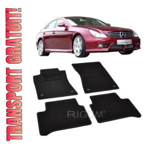 Set covorase mocheta Mercedes CLS (W219) 2004-2010, din mocheta, compatibile cu autoturismul Mercedes CLS (W219)