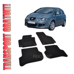 Set covorase mocheta Seat Toledo 3 (5P), 2004-2010, din mocheta, compatibile cu autoturismul Seat Toledo 3 (5P)