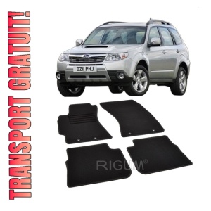 Set covorase mocheta Subaru Forester 3 (SH), 2008-2013, din mocheta, compatibile cu autoturismul Subaru Forester 3 (SH)