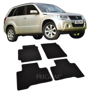 Set covorase mocheta Suzuki Grand Vitara 2 (JT) 2005-2015 (cu 5 usi), din mocheta, compatibile cu autoturismul Suzuki Grand Vitara 2 (JT) - Img 2