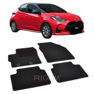 Set covorase mocheta Toyota Yaris 4 / Yaris Hybrid (XP210), 2020-prezent, din mocheta, compatibile cu autoturismul Toyota Yaris 4 / Yaris Hybrid (XP210) - Img 2