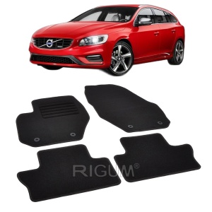 Set covorase mocheta Volvo V60 (1), 2010-2018, din mocheta, compatibile cu autoturismul Volvo V60 (1) - Img 2
