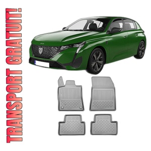 Set covorase PEUGEOT 308 III PLUG-IN HYBRID din 12.2021 - Prezent, covorase tavita, caroserie HATCHBACK, NU CORESPUNDE PENTRU HYBRID si MHEV, compatibile cu autoturismul PEUGEOT 308 III PLUG-IN HYBRID, ARISTAR