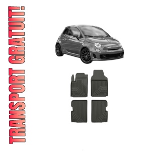 Set covorase presuri ABARTH 500 / 595 / 695 din 2008-2016, auto, din cauciuc thermoplastic, ABARTH