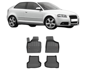 Set covorase presuri AUDI A3 (8P1) din 2003-2012, auto, din cauciuc thermoplastic, AUDI - Img 2