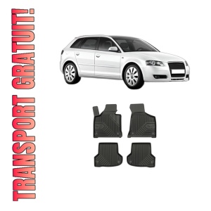 Set covorase presuri AUDI A3 Sportback (8PA) din 2004-2013, auto, din cauciuc thermoplastic, AUDI