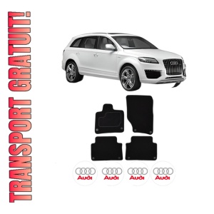Set Covorase Presuri AUDI Q7 (4LB) din 2006-2015, Auto, Material Textil Mocheta, AUDI