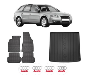 Set Covorase Presuri Auto Si Tavita Portbagaj AUDI A4 B7 Avant (8ED) din 2004-2008 AUDI - Img 2
