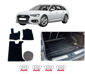 Set Covorase Presuri Auto Si Tavita Portbagaj AUDI A6 C8 (4A2) din 2018-2021 AUDI - Img 2