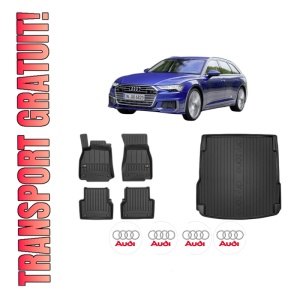 Set Covorase Presuri Auto Si Tavita Portbagaj AUDI A6 C8 Avant (4A5) din 2018-2021 AUDI