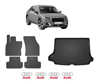 Set Covorase Presuri Auto Si Tavita Portbagaj AUDI Q2 din 2016-2020 AUDI - Img 2