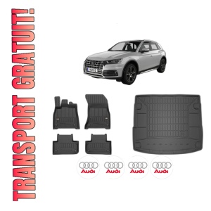 Set Covorase Presuri Auto Si Tavita Portbagaj AUDI Q5 (FYB, FYG) din 2016-2021 AUDI