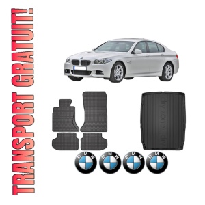 Set Covorase Presuri Auto Si Tavita Portbagaj BMW Seria 5 (F10) din 2009-2016 BMW