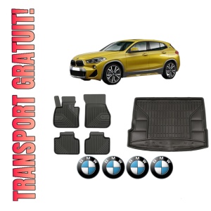 Set Covorase Presuri Auto Si Tavita Portbagaj BMW Seria X2 (F39) din 2017-2023 BMW