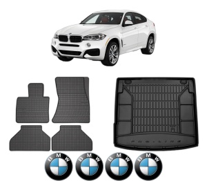 Set Covorase Presuri Auto Si Tavita Portbagaj BMW Seria X6 (F16, F86) din 2014-2019 BMW - Img 2