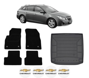Set Covorase Presuri Auto Si Tavita Portbagaj CHEVROLET CRUZE Station Wagon (J308) din 2012-2015 CHEVROLET - Img 2