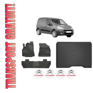 Set Covorase Presuri Auto Si Tavita Portbagaj CITROEN BERLINGO Box Body/MPV (B9) din 2008-2021 CITROEN
