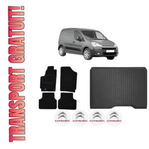 Set Covorase Presuri Auto Si Tavita Portbagaj CITROEN BERLINGO Box Body/MPV (B9) din 2008-2021 CITROEN